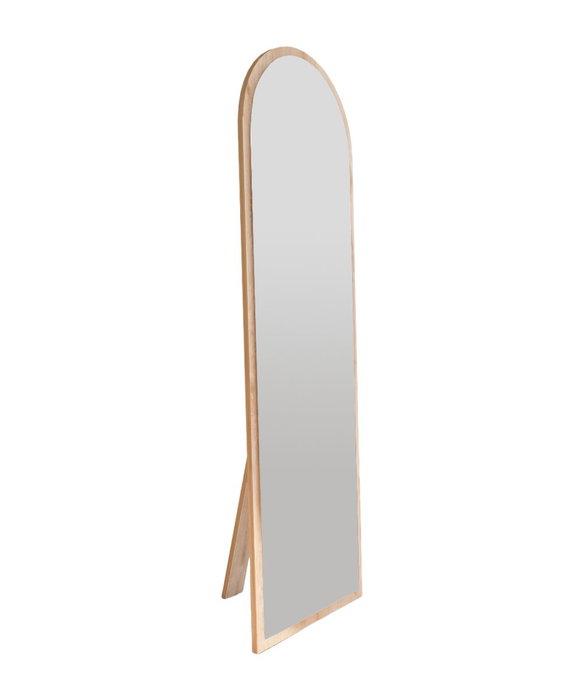 Hanah Home Espejo flotal-e Natural 160x50 cm MDF Ecológico